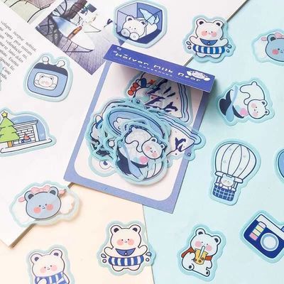 Offset Printed Pvc Cartoon Sticker Sheet 50 Sheets/Pack